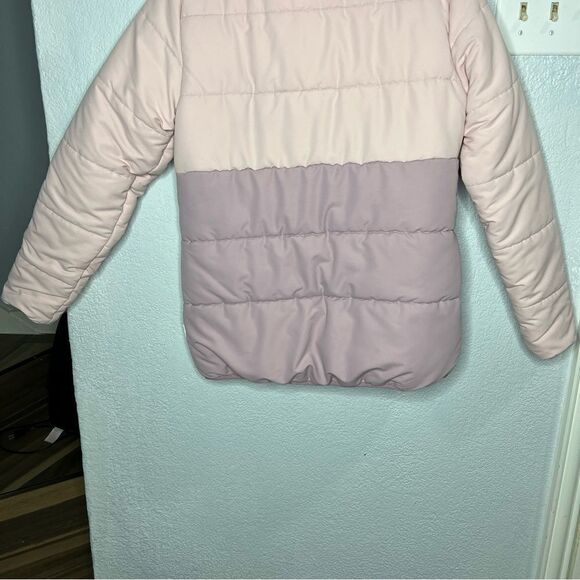 Magellan Two Tone Block Pink/Mauve Puffer Fleece Lined Winter Women Jacket Sz S - Picture 6 of 11